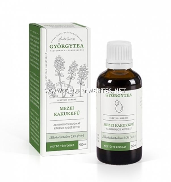 GYÖRGYTEA - MEZEI KAKUKKFŰ alkoholos kivonat 50ml