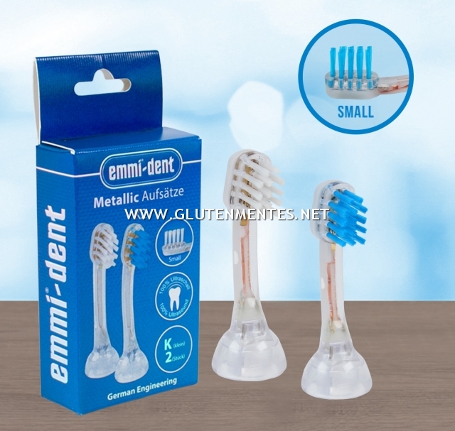 EMMI®-DENT K2 METALLIC ÉS PROFESSIONAL ULTRAHANGOS Cserélhető fogkefefejek gyerekeknek 2db