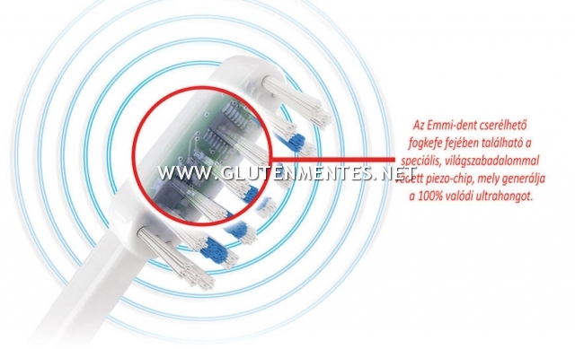 EMMI®-DENT E2 METALLIC ÉS PROFESSIONAL ULTRAHANGOS Cserélhető fogkefefejek felnőtteknek 2db