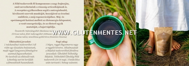 FÖLD teakeverék – méregtelenítő keverék a máj, vastagbél, vese, haj egészségéért