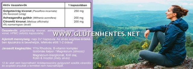 YiYa Golgotavirág & Ashwagandha komplex – a stressz- és feszültségoldásért, a pihentető alvásért!