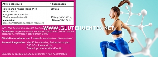 YiYa NAD plusz - a mitokondriumok optimális működéséért és a sejtszintű fiatalításért! 